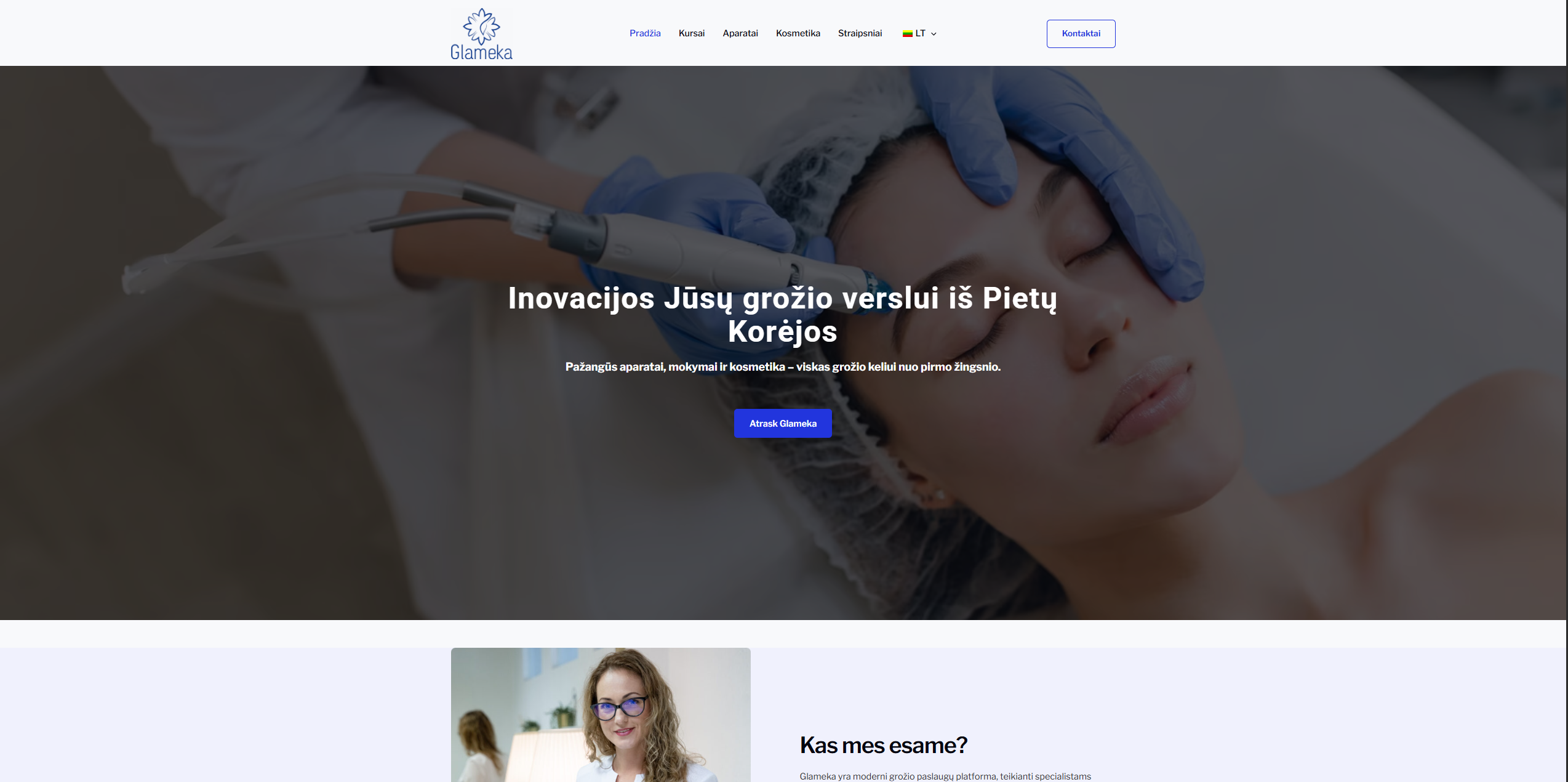 Glameka.com projektas