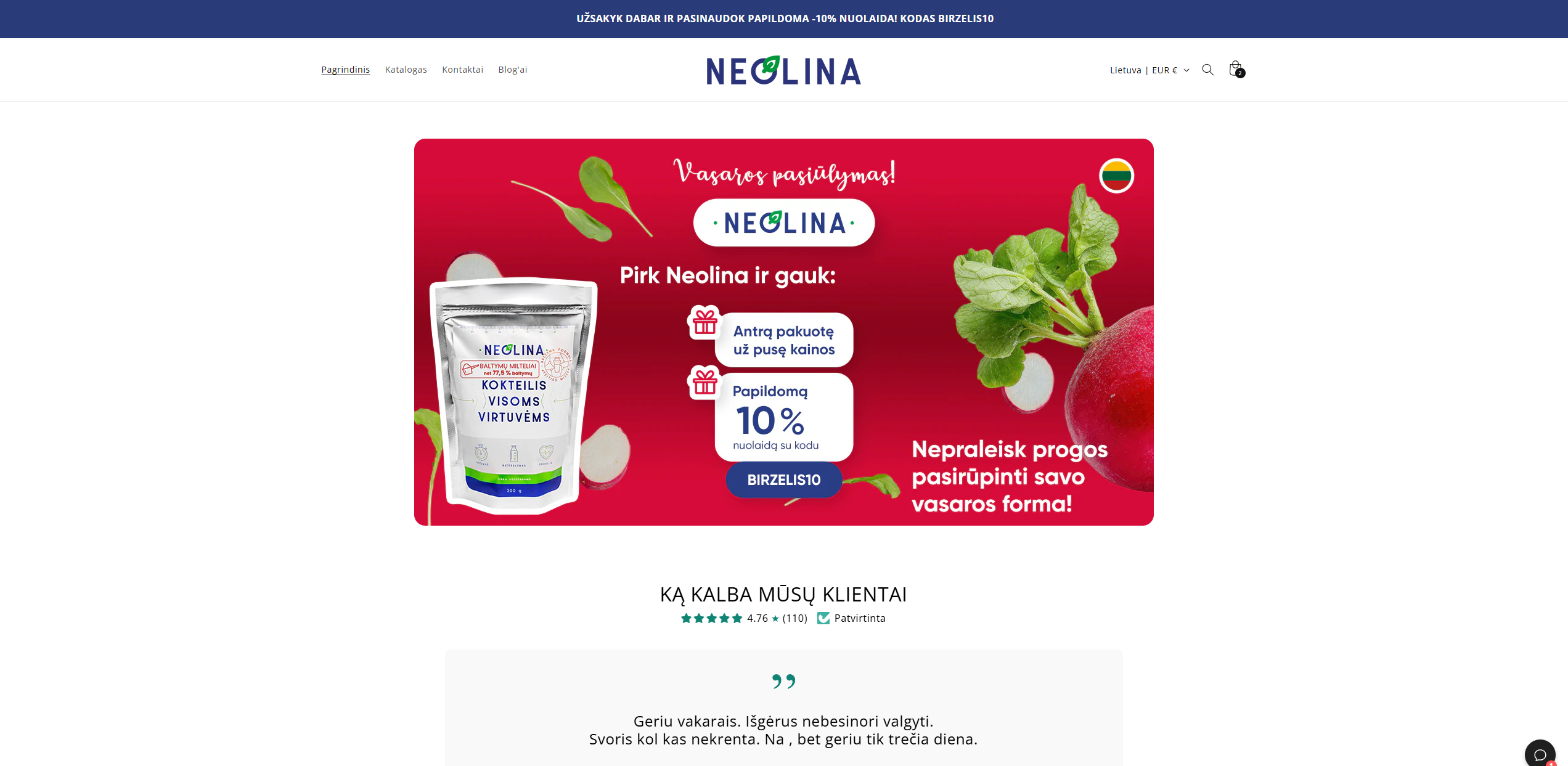 Neolina.lt projektas