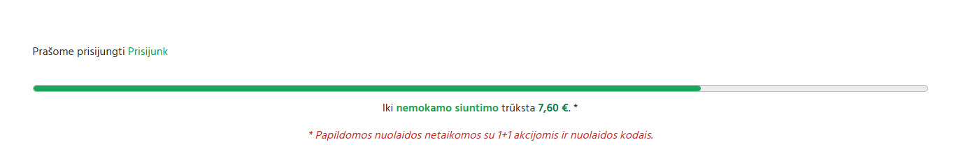 WooCommerce progress bar sistema