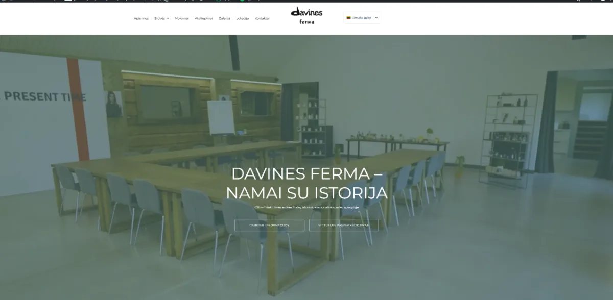 DavinesFerma.lt projektas